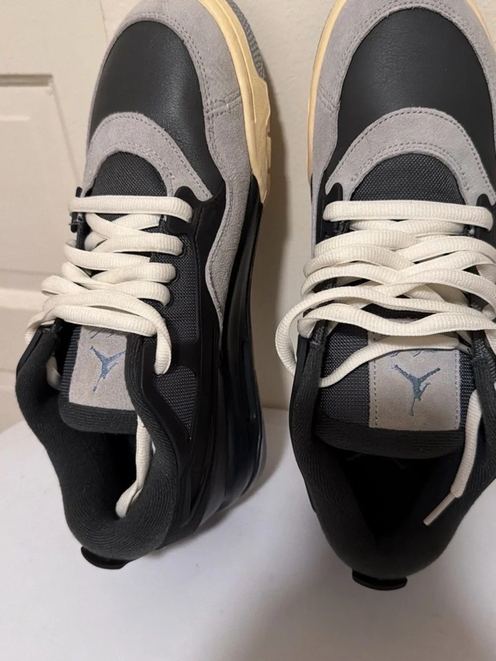 Jordan Men’s Black, Gray & Cream Sneakers